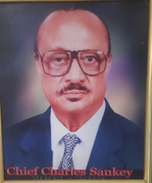 Chief Charles Sankey (president of the St Gregory's College Old Boys Association from 2002 - 2012).