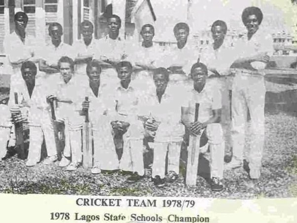 Gregs Cricket team Lagos State Champion '78