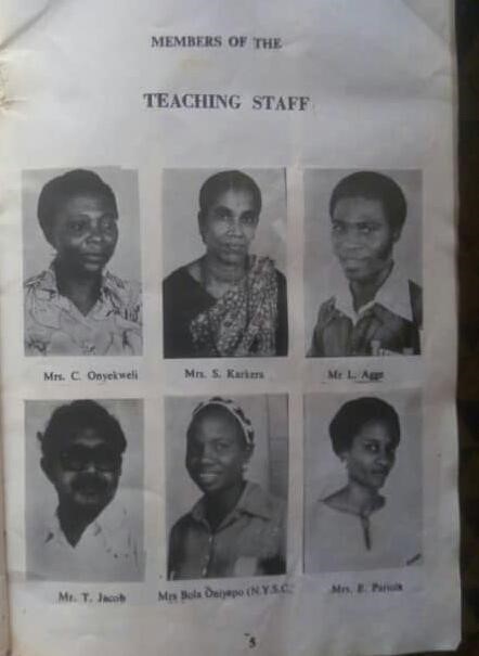Members of The Teaching Staff